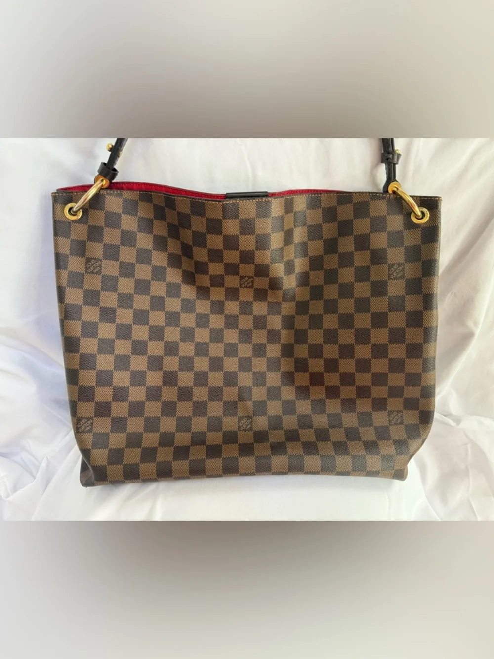 Louis Vuitton Graceful MM Damier Ebene ❤️ w/ Receipt - Picture 2 of 13